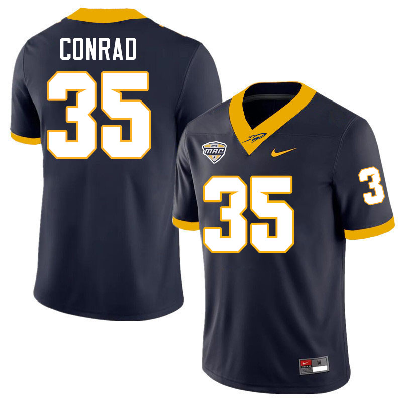 Spencer Conrad Toledo Jersey,Toledo Rockets #35 Spencer Conrad Jersey Youth College-Navy